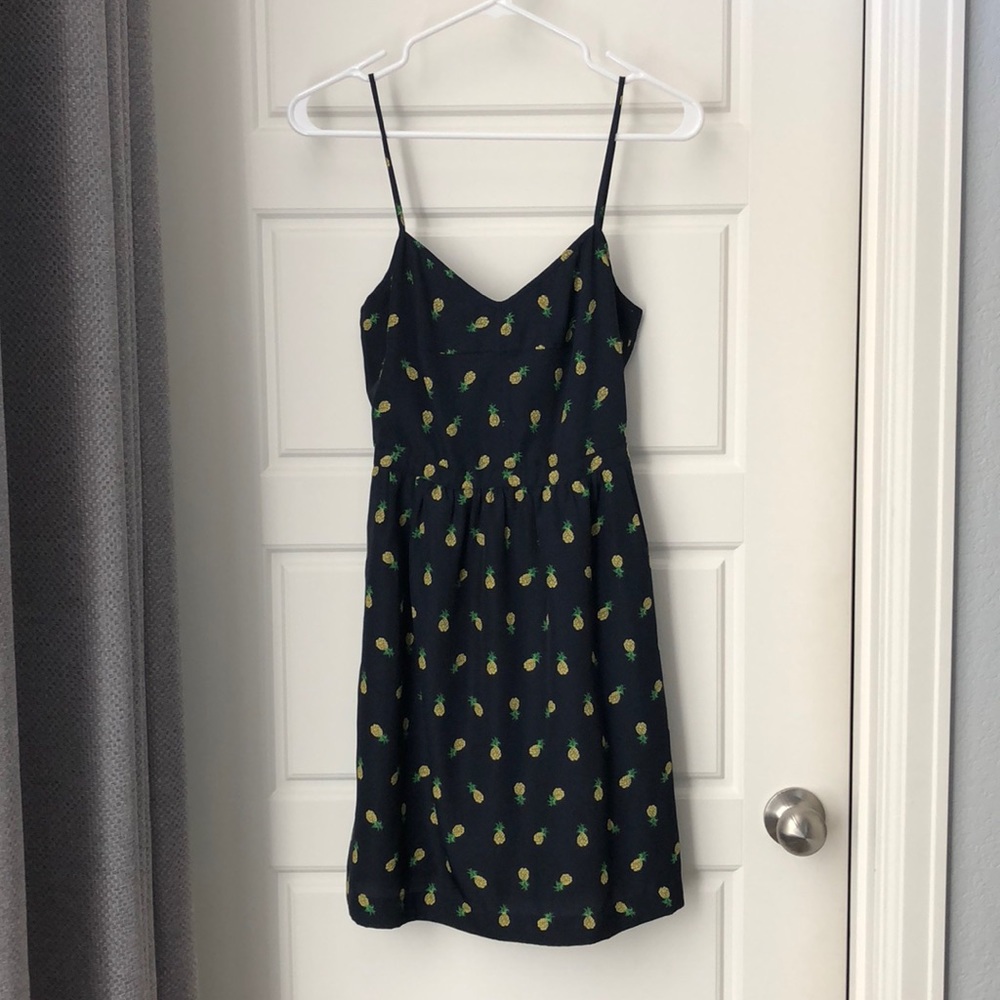 Most adorable pineapple print JCrew dress